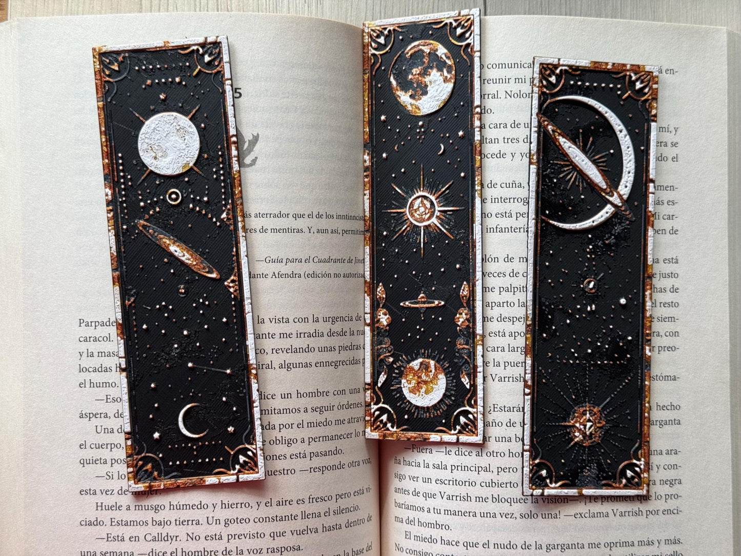 Bookmark - "Galactic Wonders" / fantasy bookmark / autumn bookmark