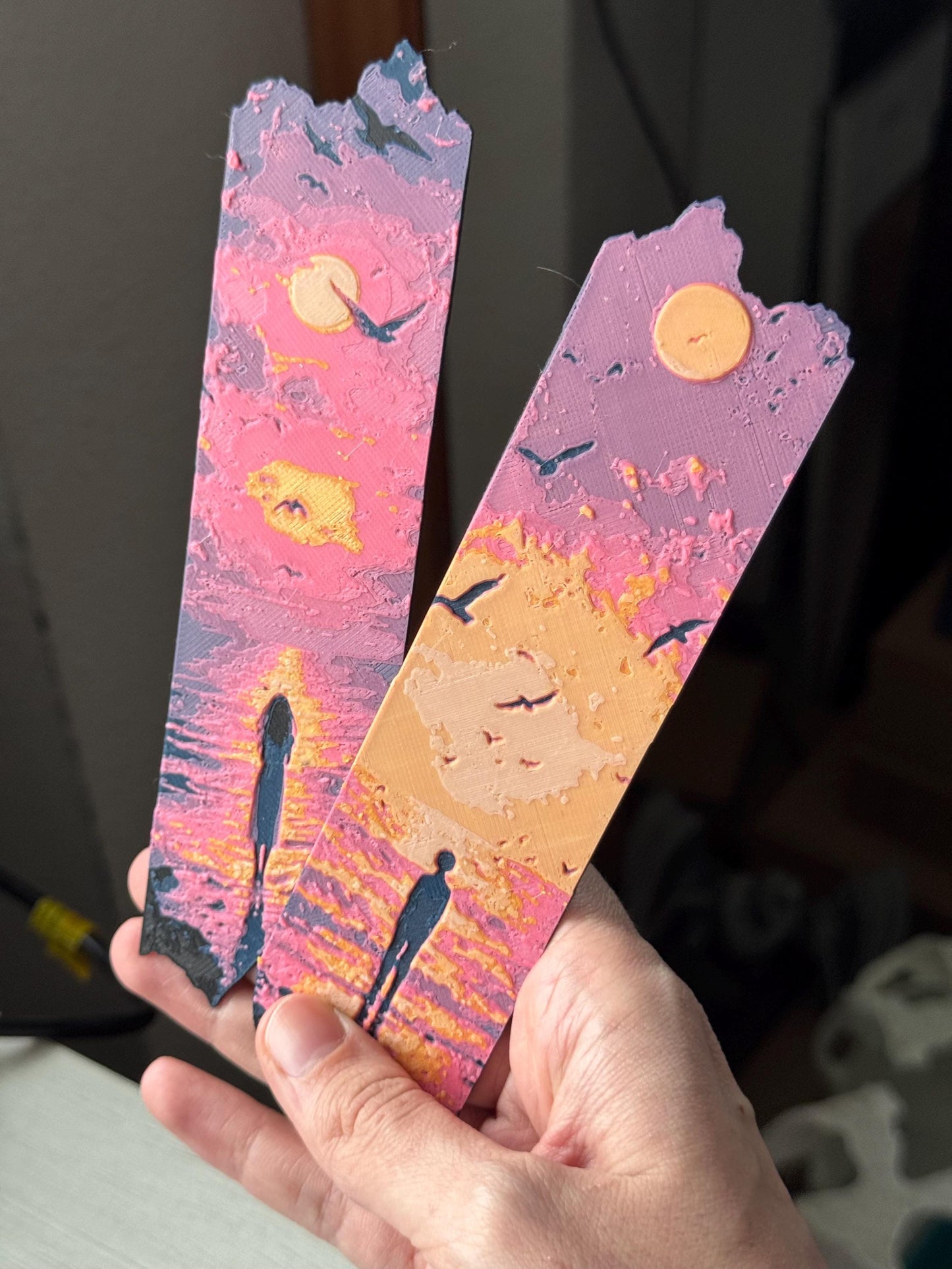 Depths of Reflection - Christmas bookmark set, fantasy bookmark, bookmark set