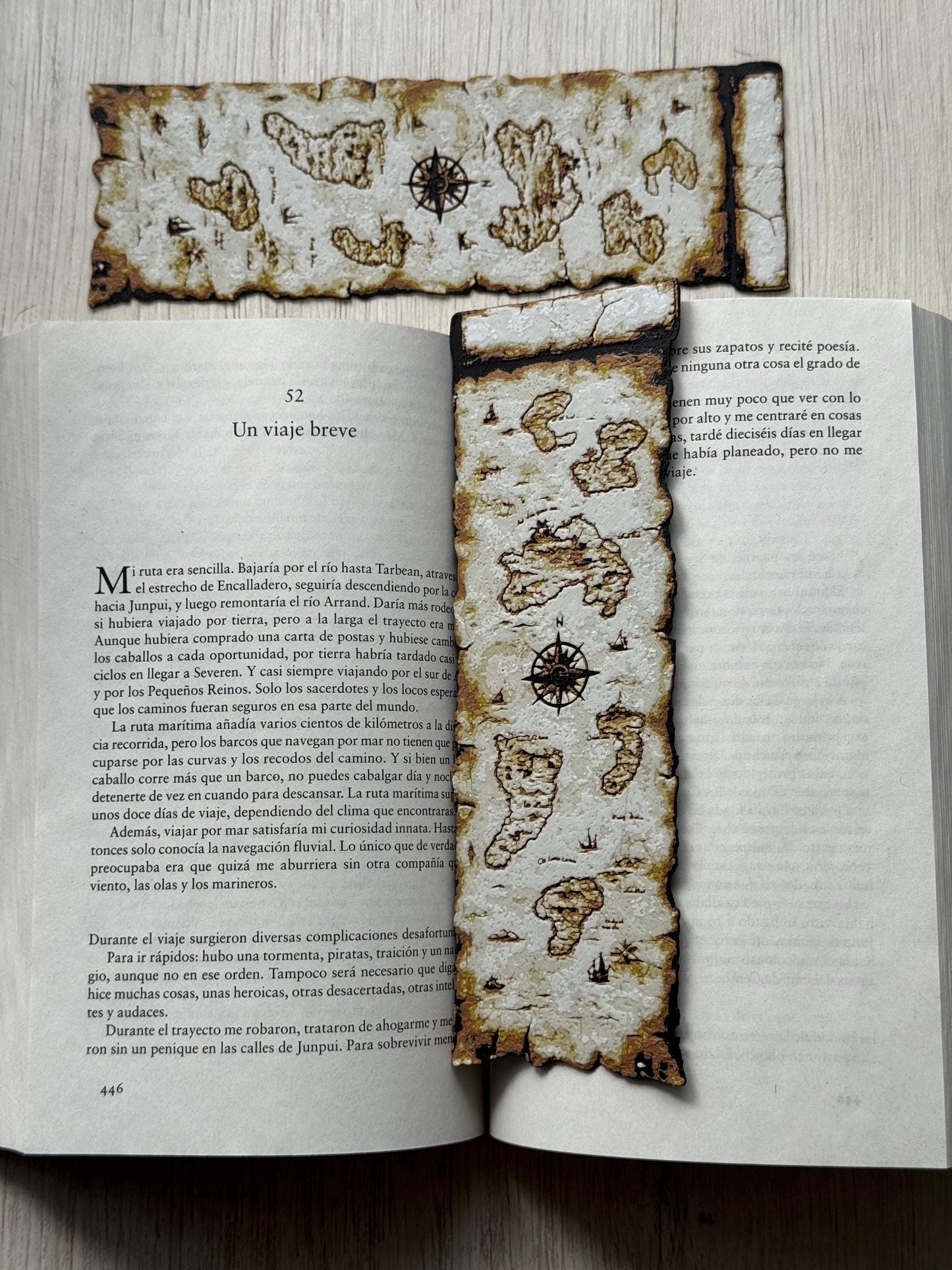 Pirate Map Bookmark Set - Fantasy Bookmark | Spring Bookmark | Reading Accessories