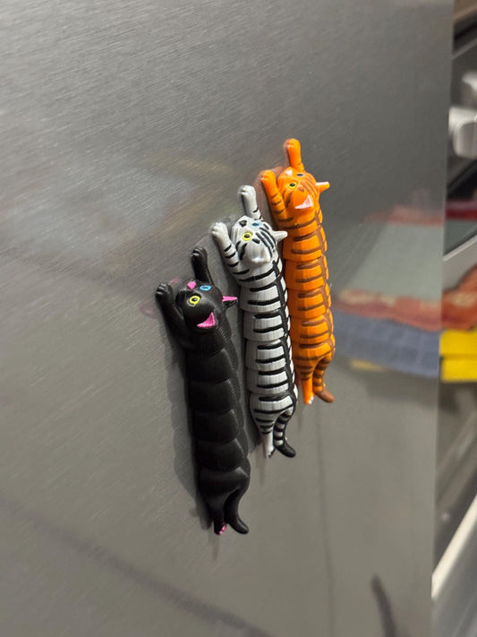 Flexi cat keychain - printed keychains in various colors, keychains for cat lovers