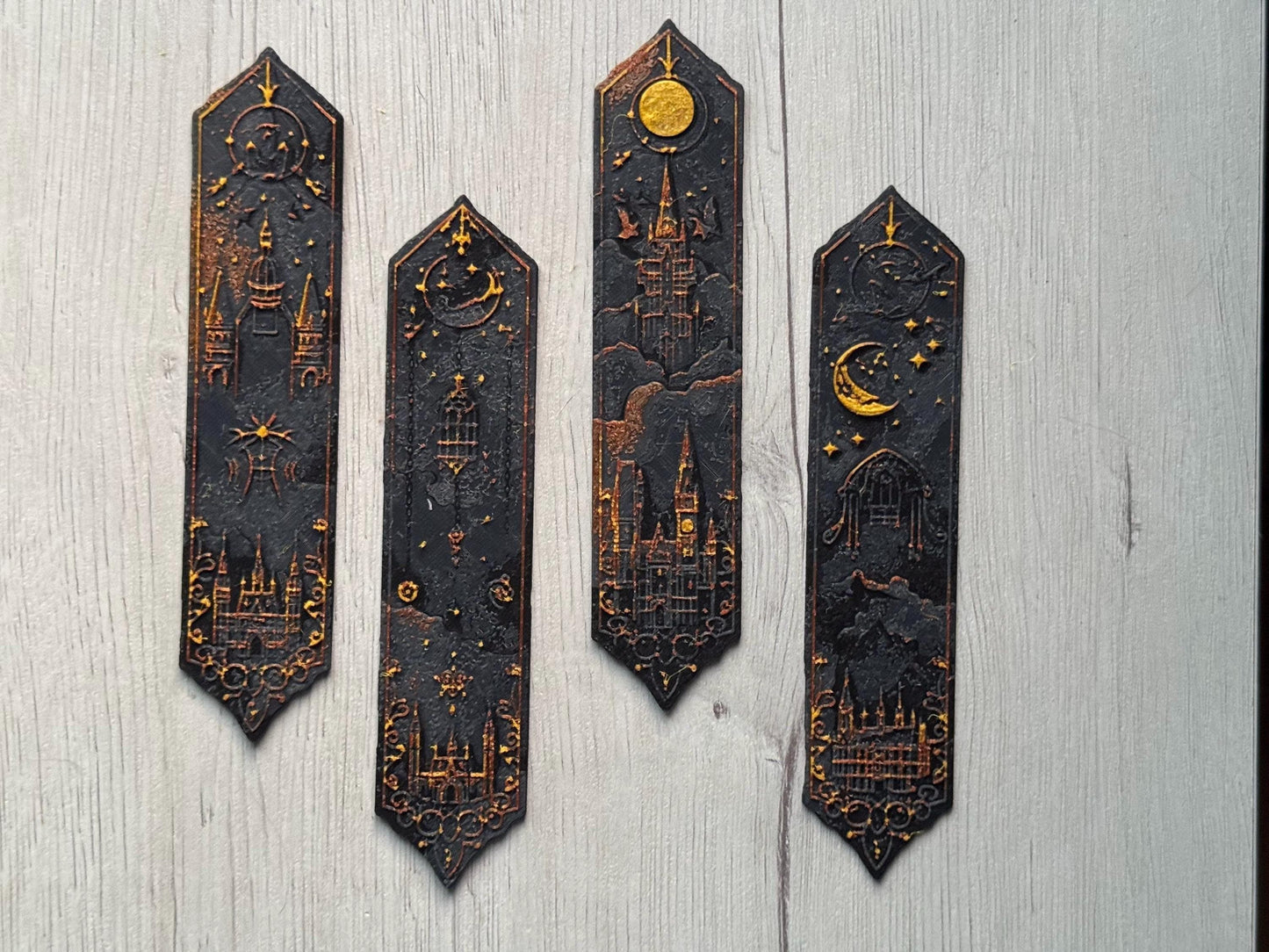 Bookmarks set - wizard bookmarks, autumn bookmarks, fantasy bookmarks