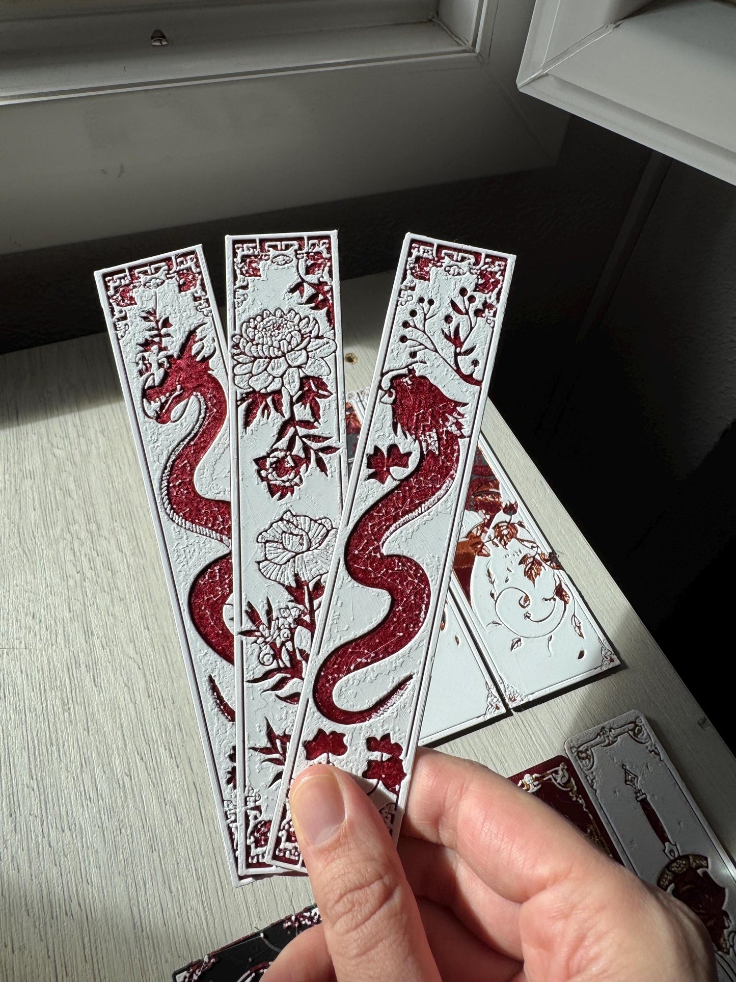 Bookmark - "Blossom Guardians" / fantasy bookmark / autumn bookmark