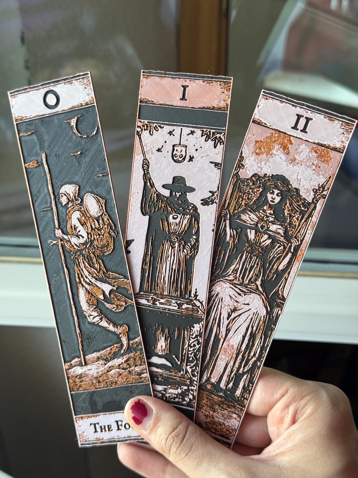 Tarot Card Bookmark | Gothic & Mystical Bookmarks for Readers | Unique Gift for Book Lovers