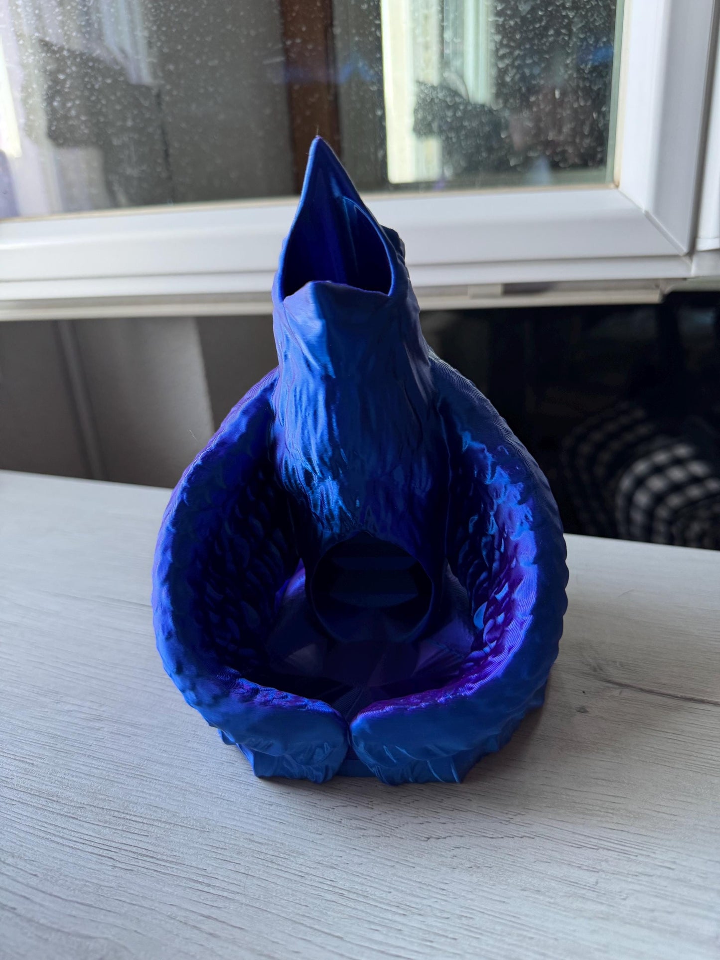 Raven dice tower - gift for role playing game players, dice display