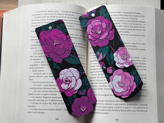 Camellia Whispers - bookmark set, reading accessories