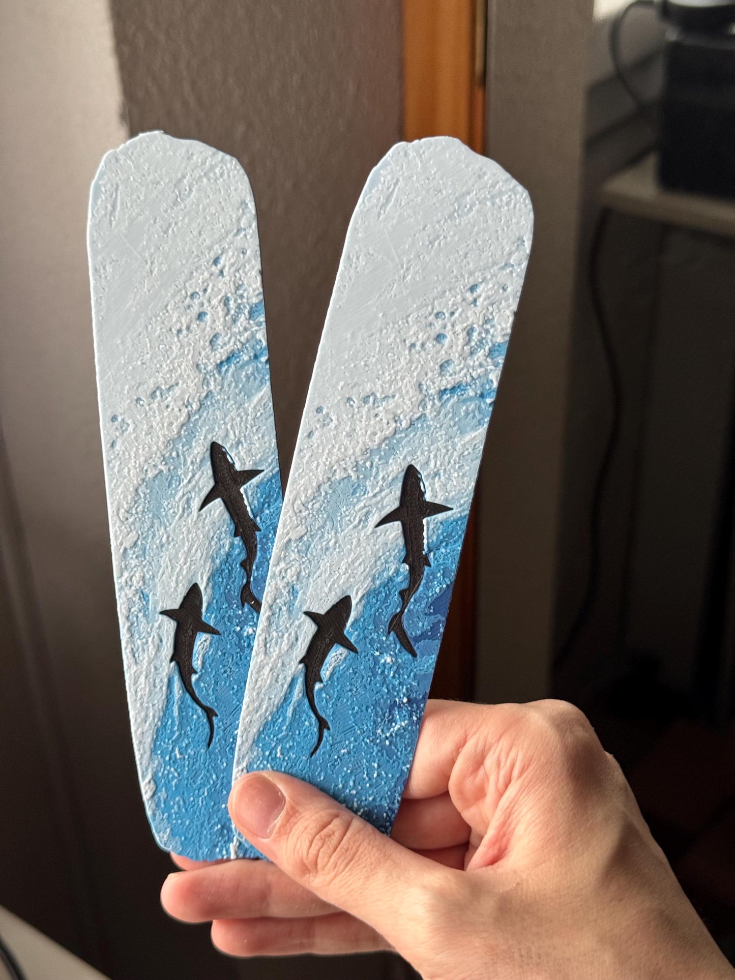 Deep blue sea - bookmark set, reading accessories