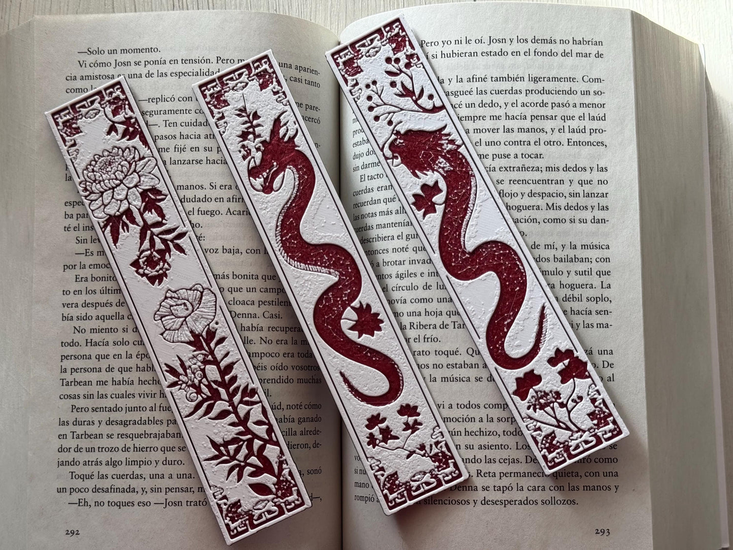 Bookmark - "Blossom Guardians" / fantasy bookmark / autumn bookmark
