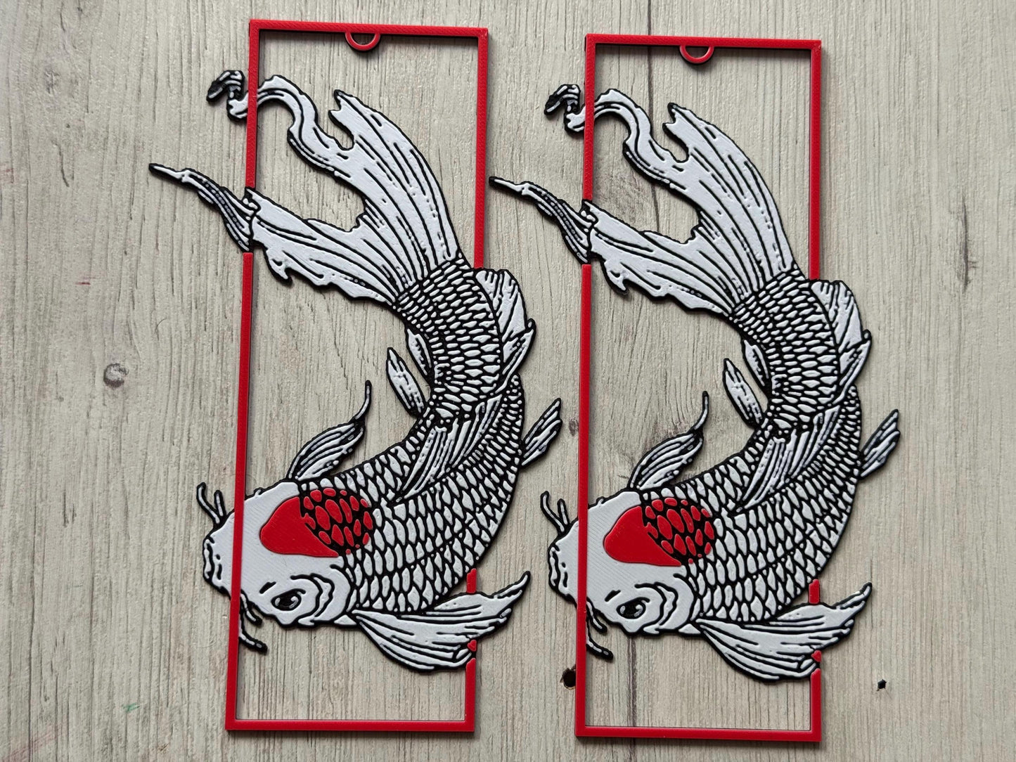 Tancho Koi Bookmark Set - Fantasy Bookmark | Spring Bookmark | Reading Accessories