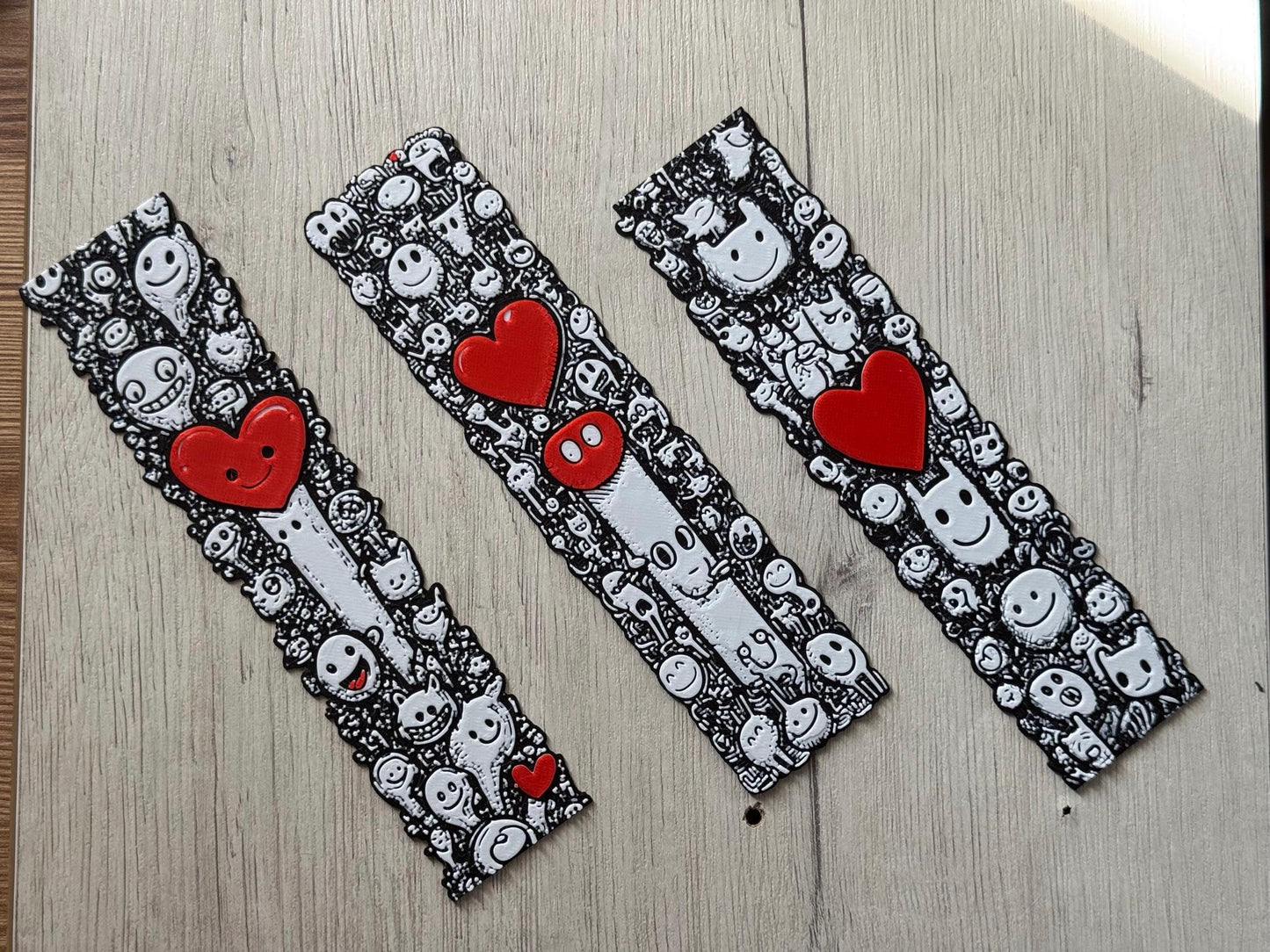 Love Doodles - bookmark set, reading accessories