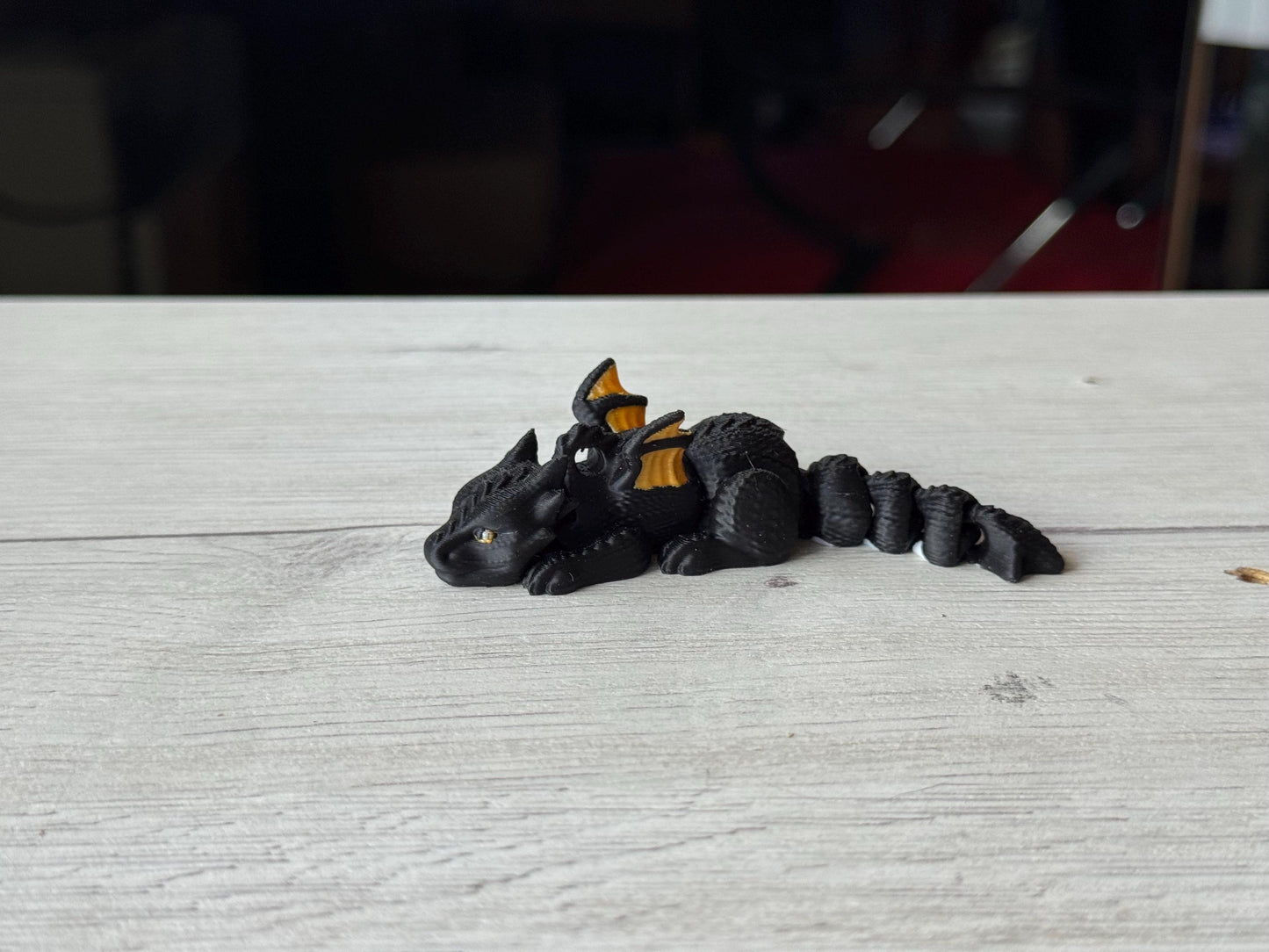 Mini Articulated Dragon Keychain – Made to Order | Custom Colors | Fantasy Gift Idea