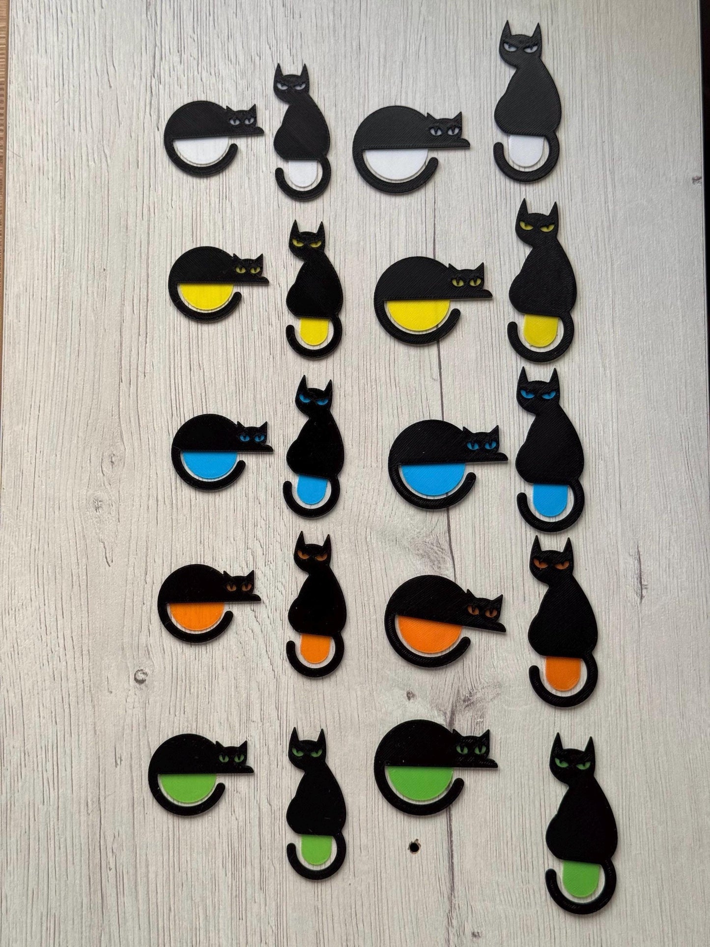 Adorable Cat Bookmarks – Angry & Relaxed Versions | Fun Gifts for Book Lovers