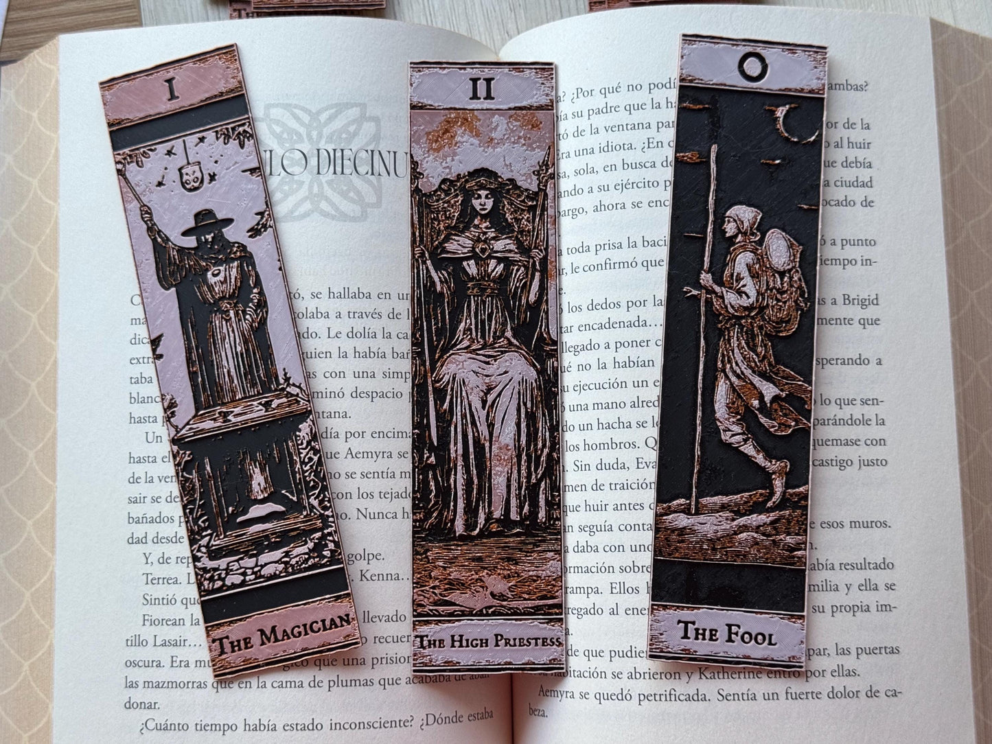 Tarot Card Bookmark | Gothic & Mystical Bookmarks for Readers | Unique Gift for Book Lovers