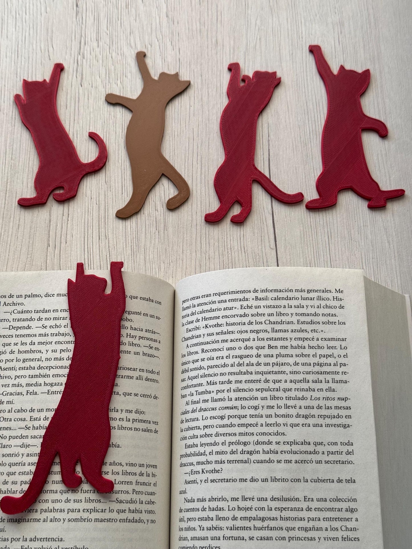 5-Pack Cat Bookmarks – Cute & Quirky Set for Cat Lovers and Bookworms