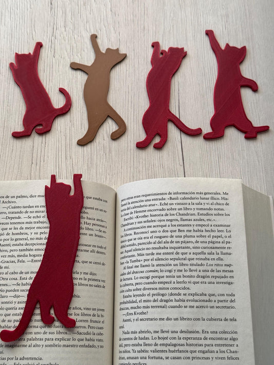 5-Pack Cat Bookmarks – Cute & Quirky Set for Cat Lovers and Bookworms