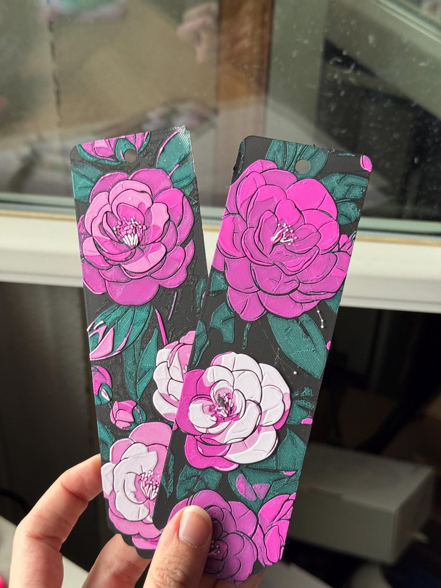 Camellia Whispers - bookmark set, reading accessories