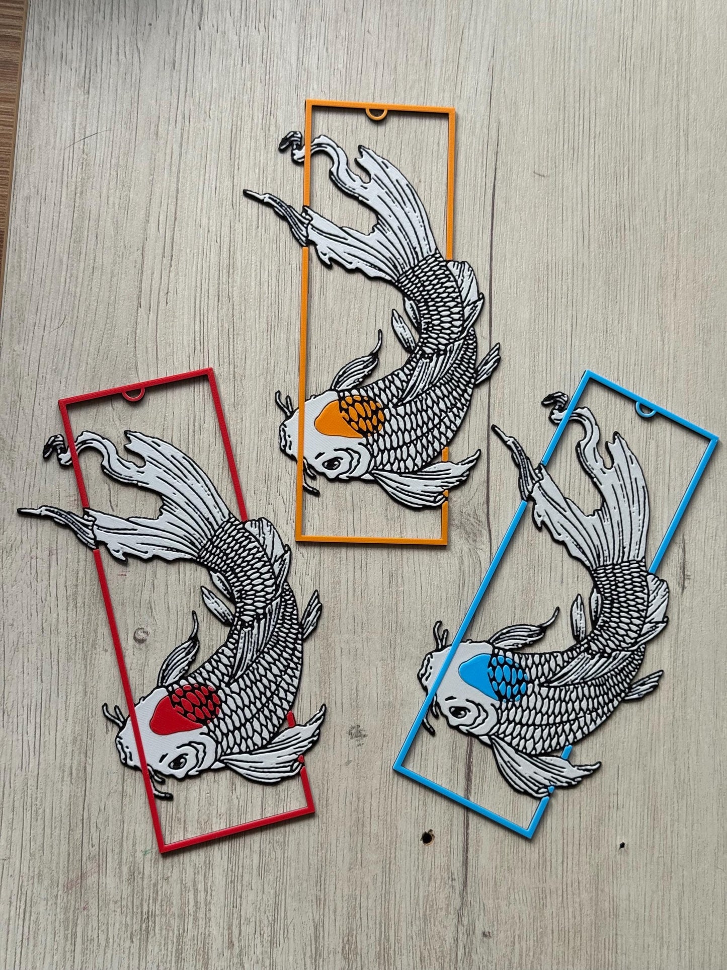 Tancho Koi Bookmark Set - Fantasy Bookmark | Spring Bookmark | Reading Accessories