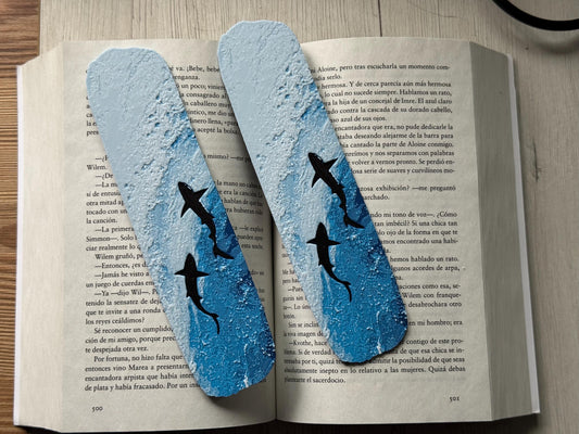 Deep blue sea - bookmark set, reading accessories