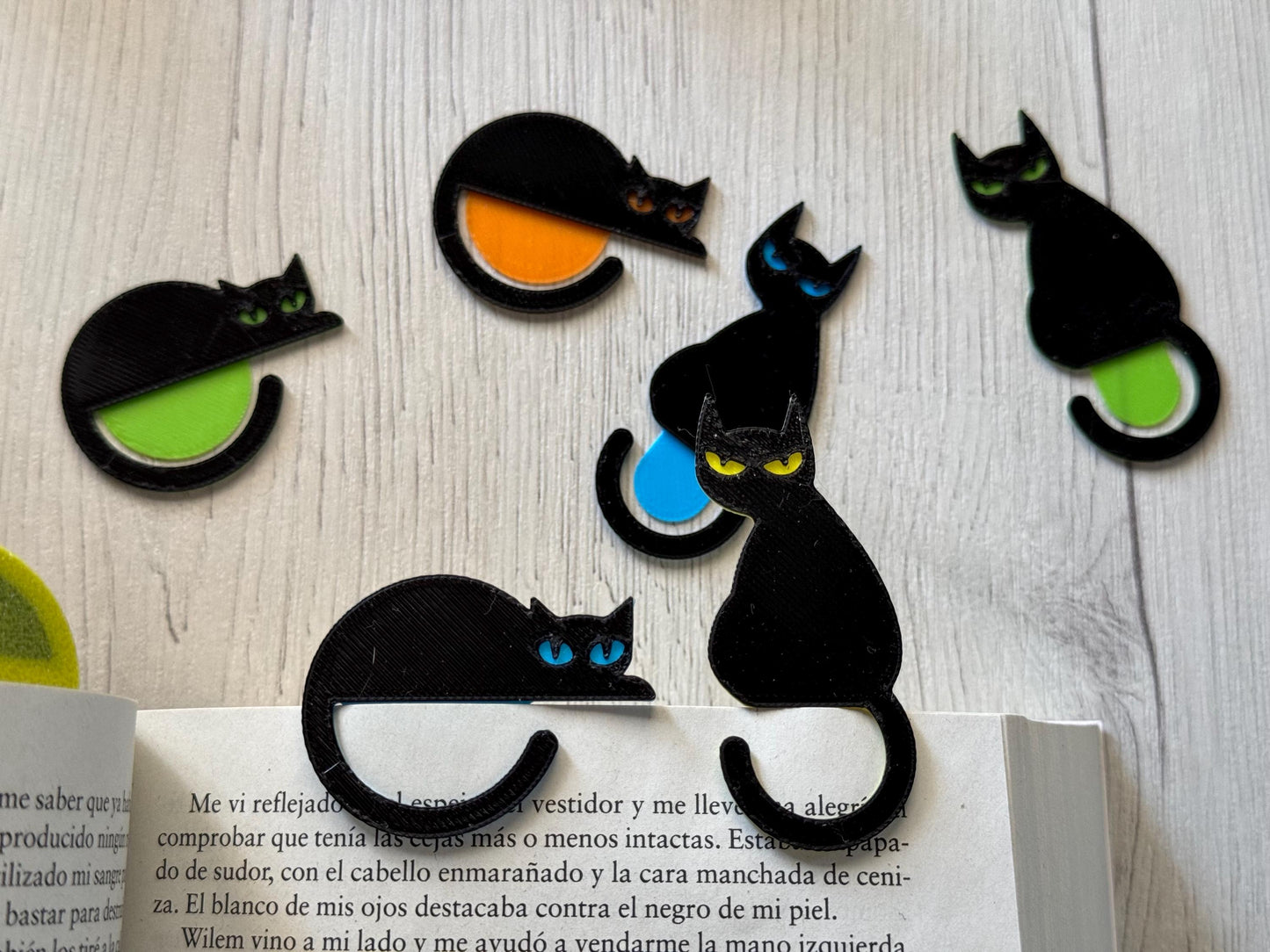 Cat bookmarks - adorable cats for books, cat lover gift