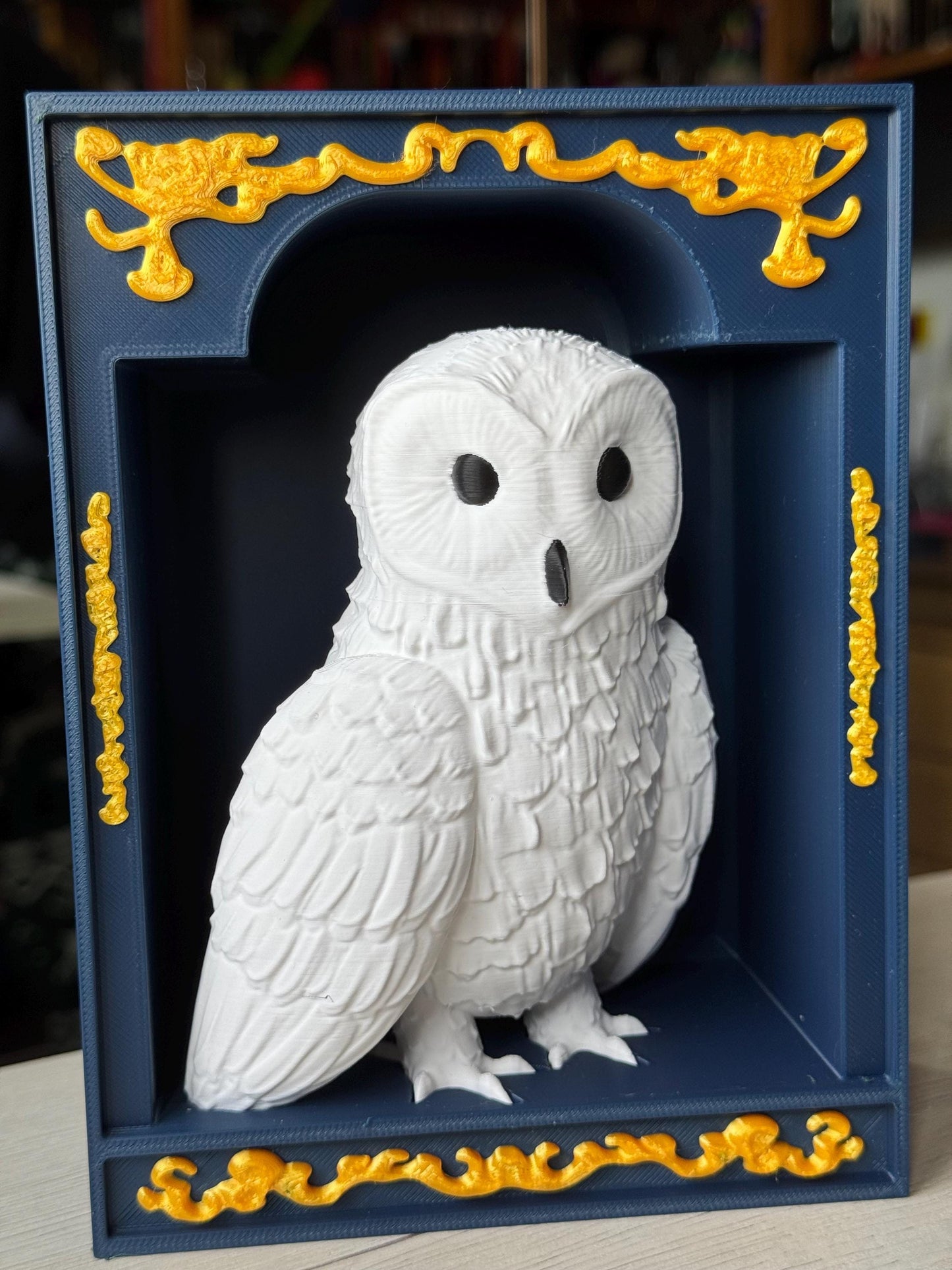 Animals emerging among books - book separator lion, book separator eagle, book separator snake, fantasy book nook, animal book nook