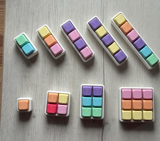Pastel Modular Clicker Fidget | Custom Stress Relief Toy
