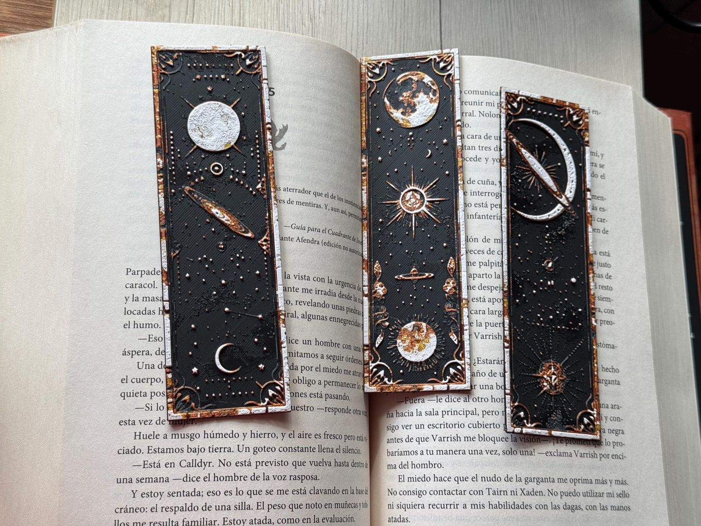 Bookmark - "Galactic Wonders" / fantasy bookmark / autumn bookmark