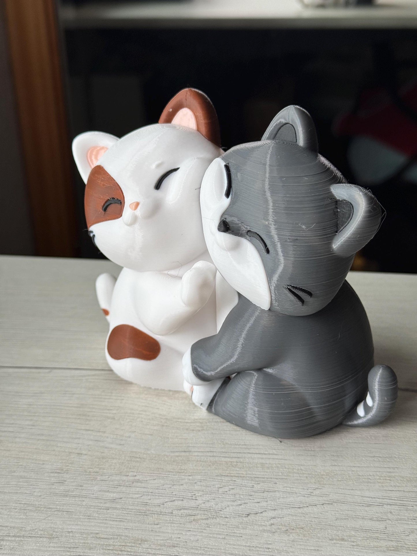 Sujetalibros de Gato – Escultura Personalizable 3D para Estantería | Decoración Book Nook y Regalo para Amantes de los Gatos