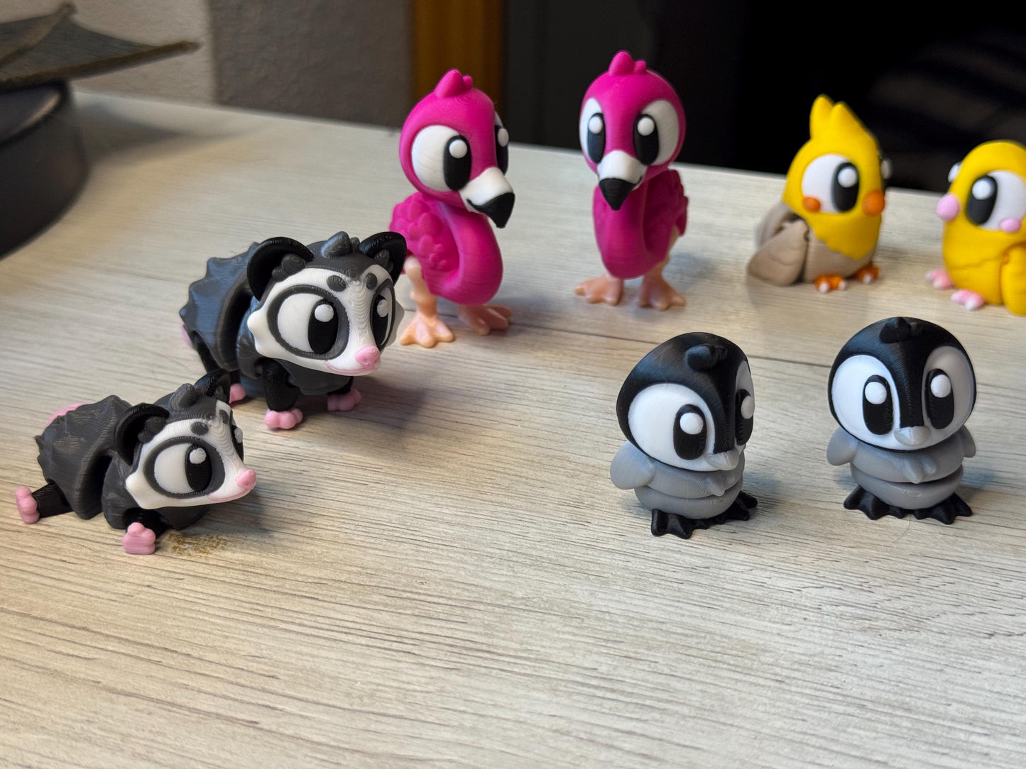 Articulated Animal Figurine or Keychain - Cute Flexi Mini Animal | Choose your favourite animal | 10+ animals to choose from