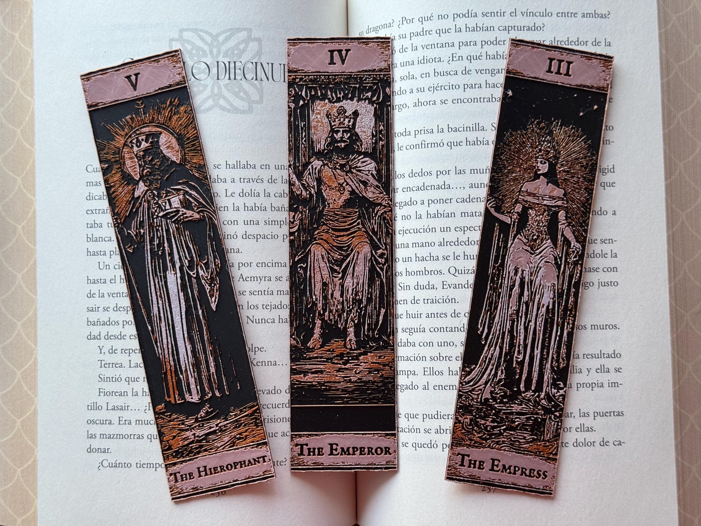 Tarot Card Bookmark | Gothic & Mystical Bookmarks for Readers | Unique Gift for Book Lovers