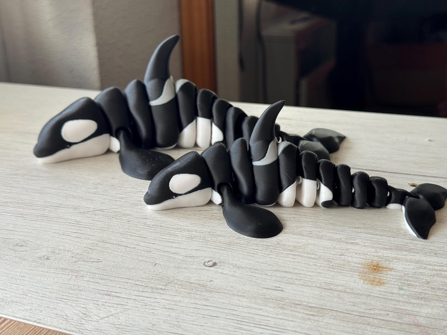 Figuras de Animales Marinos Articulados – Delfín, Orca y Manatí | Figura 3D Articulada | Regalo Original