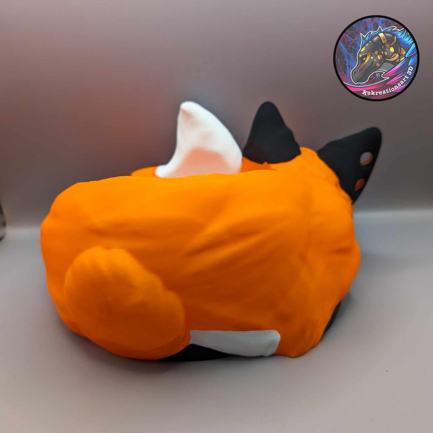 Adorable fox shaped wool bowl, wool holder, holder for storing crochet hooks, knitting needles and more