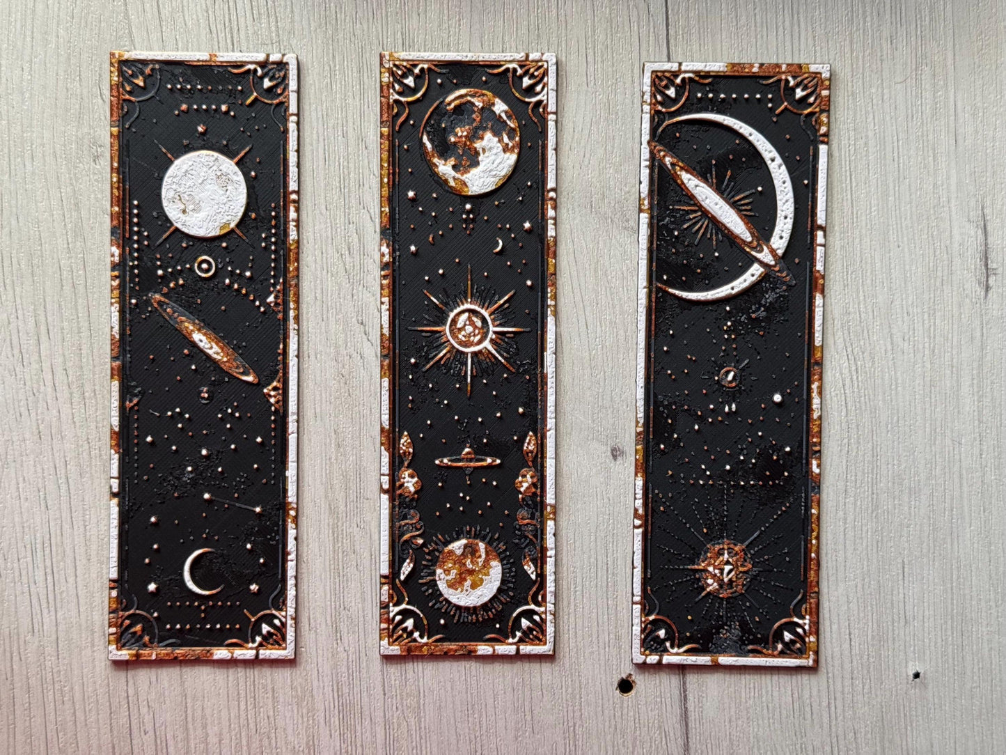 Bookmark - "Galactic Wonders" / fantasy bookmark / autumn bookmark