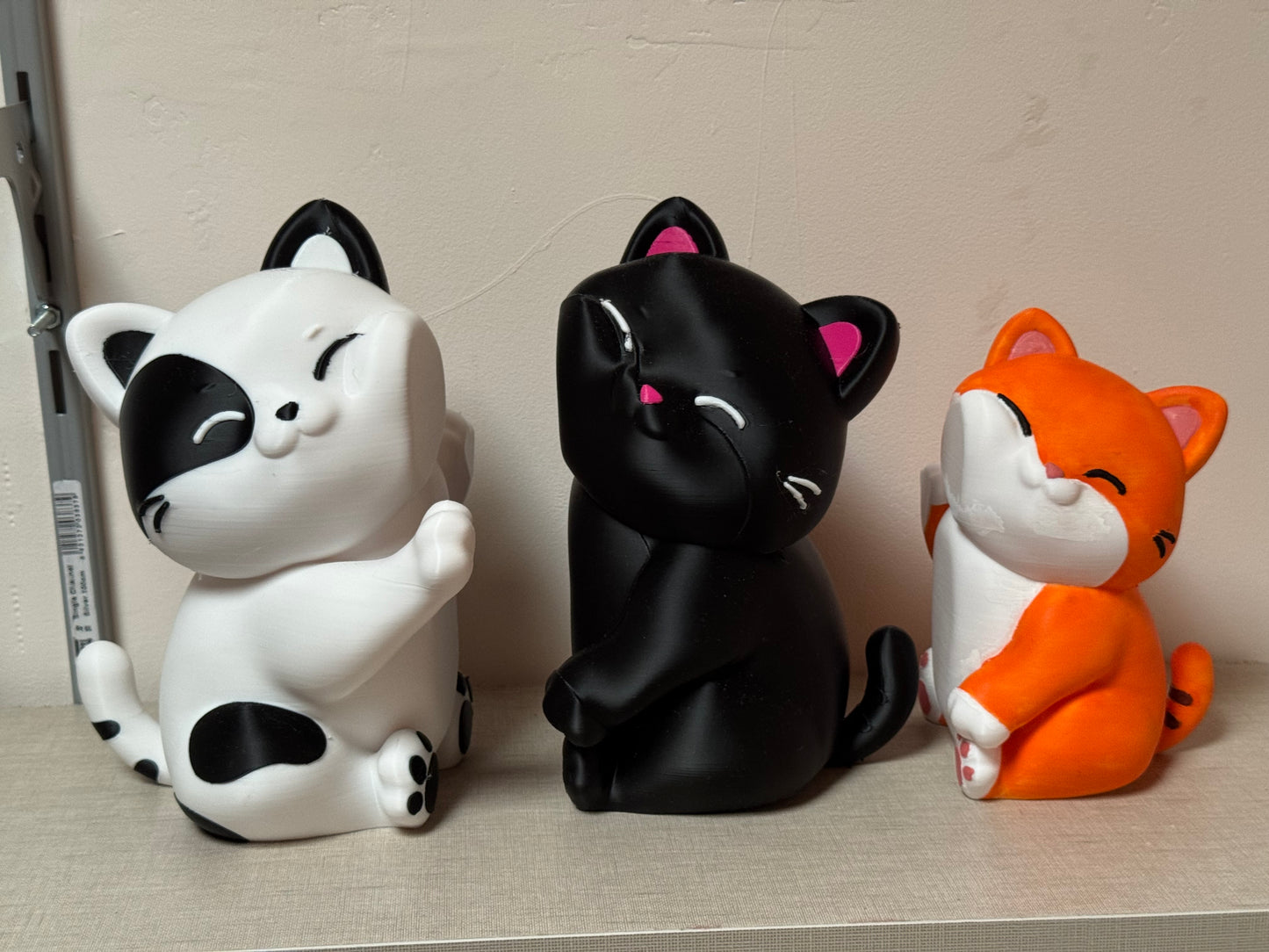 Sujetalibros de Gato – Escultura Personalizable 3D para Estantería | Decoración Book Nook y Regalo para Amantes de los Gatos