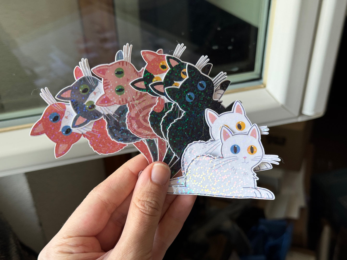 Kawaii Cat Stickers – Handmade Cute Cat  Stickers Collection