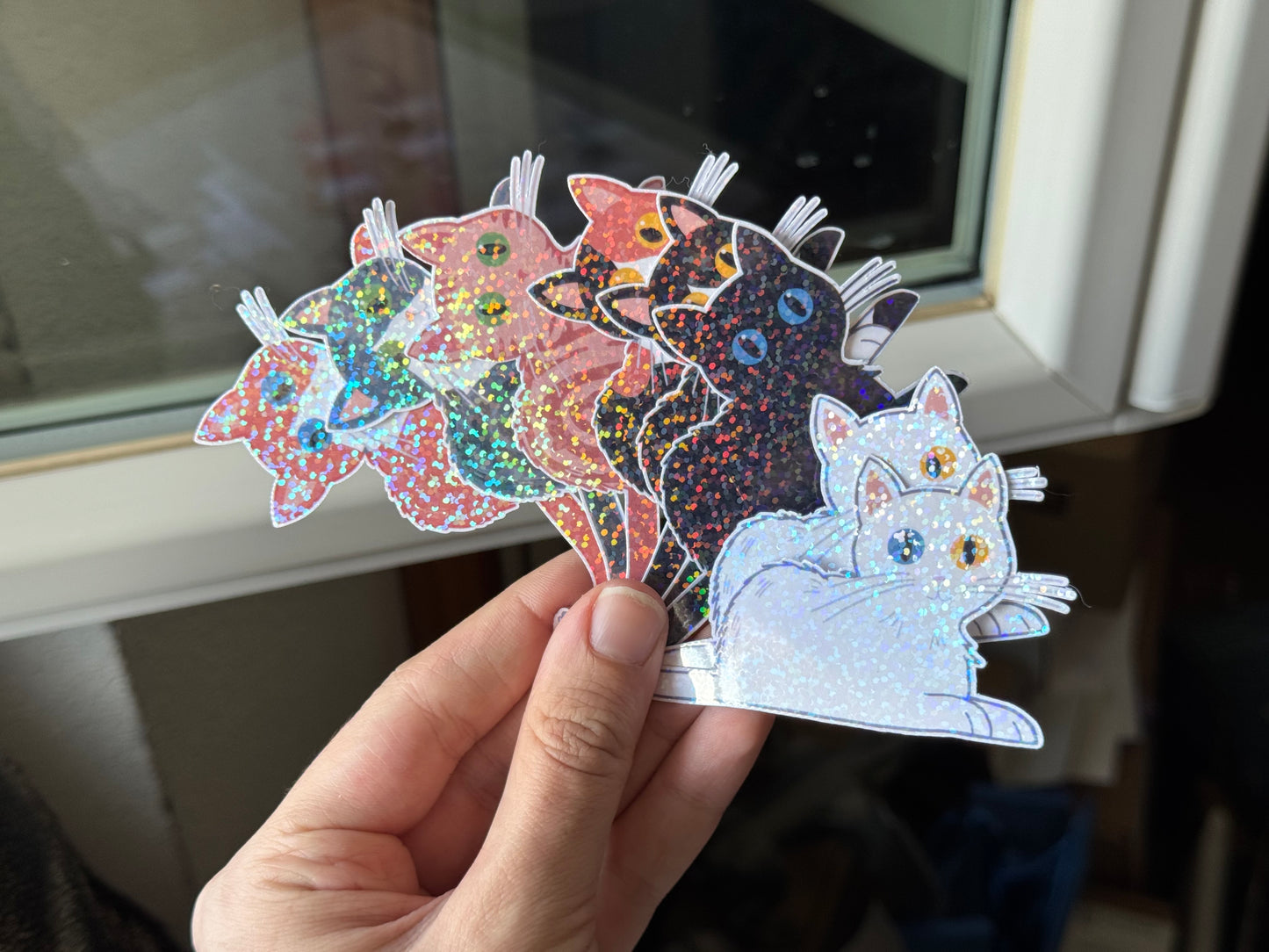 Kawaii Cat Stickers – Handmade Cute Cat  Stickers Collection