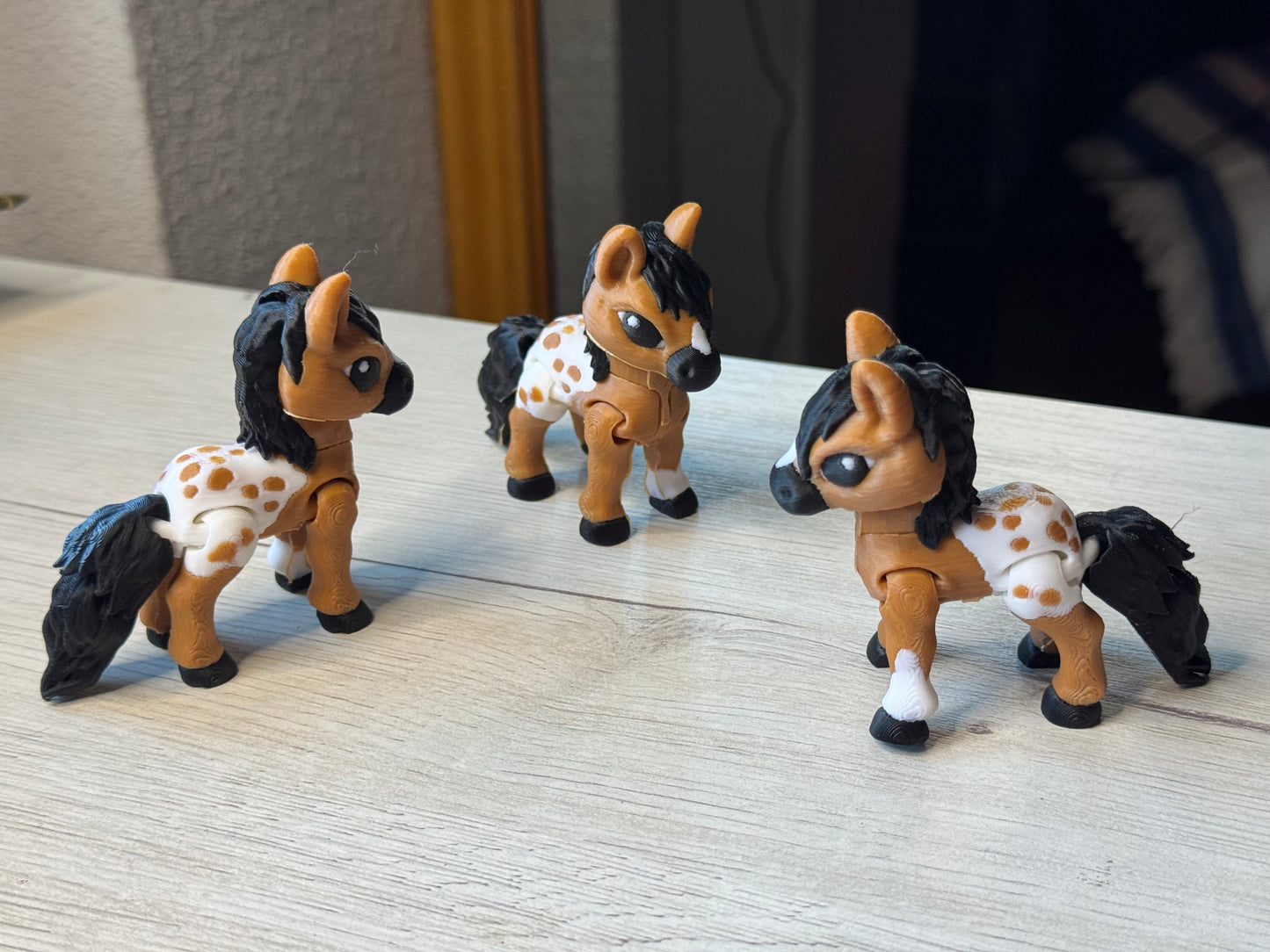 Articulated Horse Figurine – 3D Printed Figure in Custom Sizes | Posable Horse Gift for Horse Lovers & Collectors