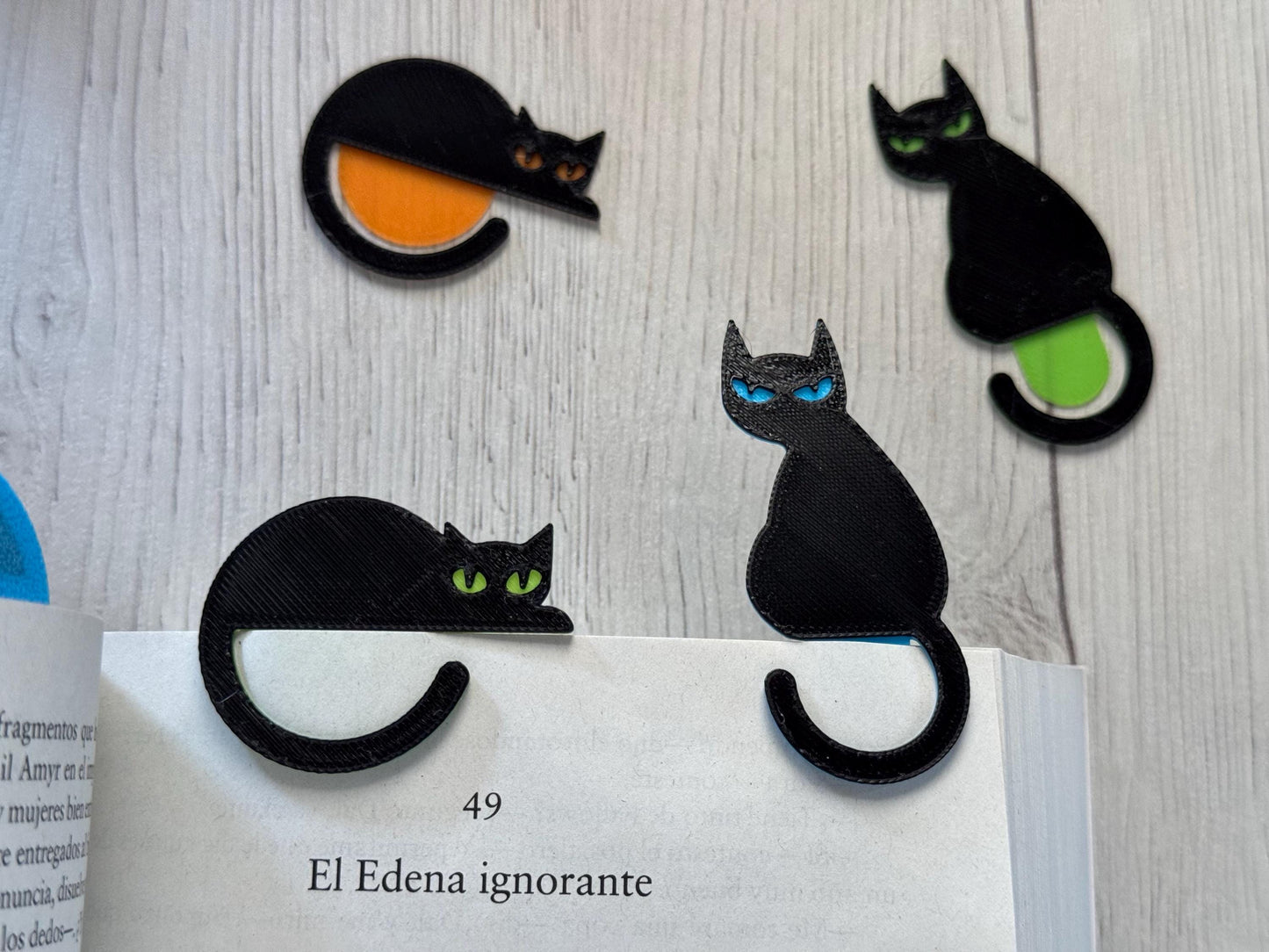 Cat bookmarks - adorable cats for books, cat lover gift