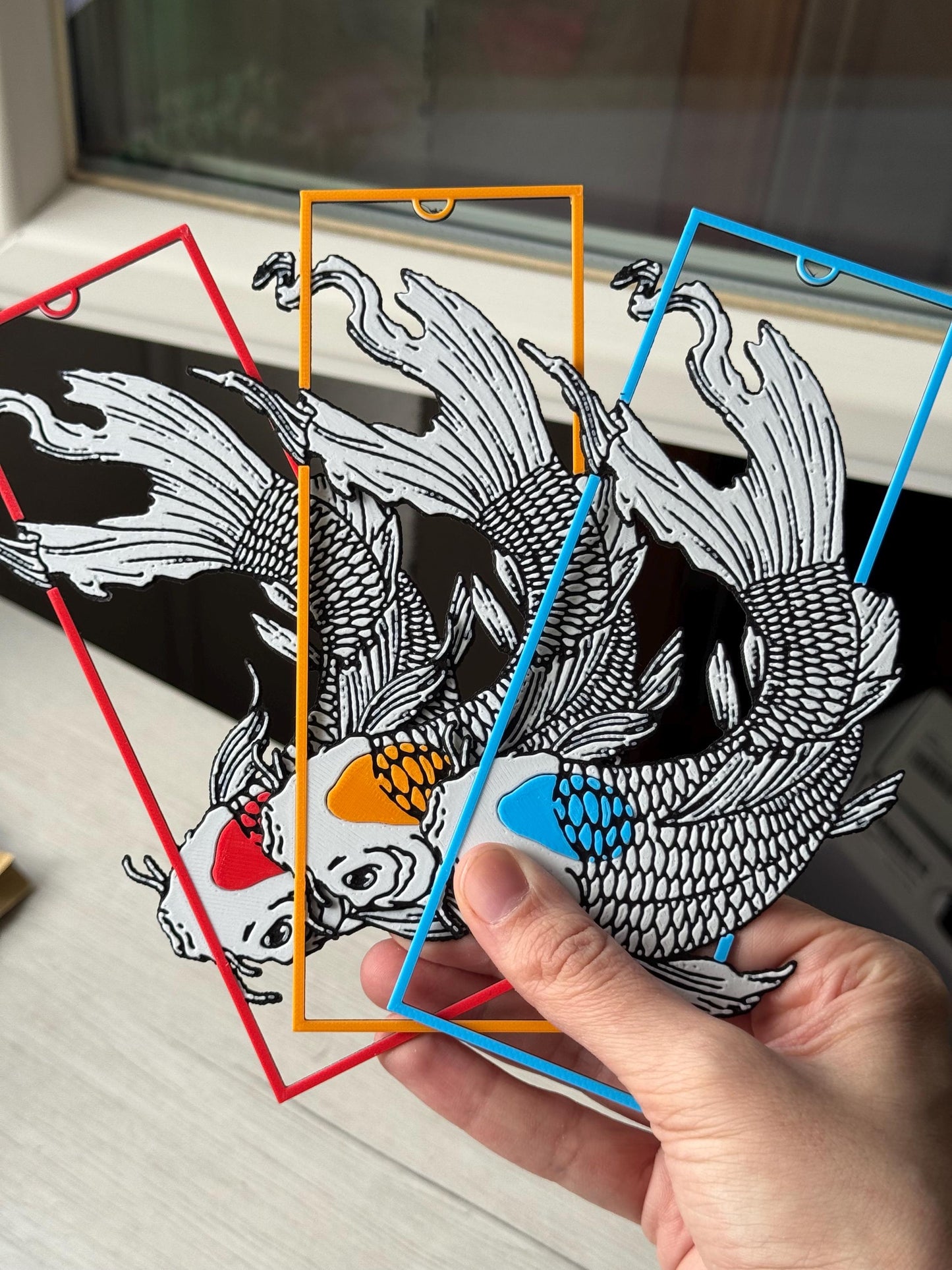 Tancho Koi Bookmark Set - Fantasy Bookmark | Spring Bookmark | Reading Accessories