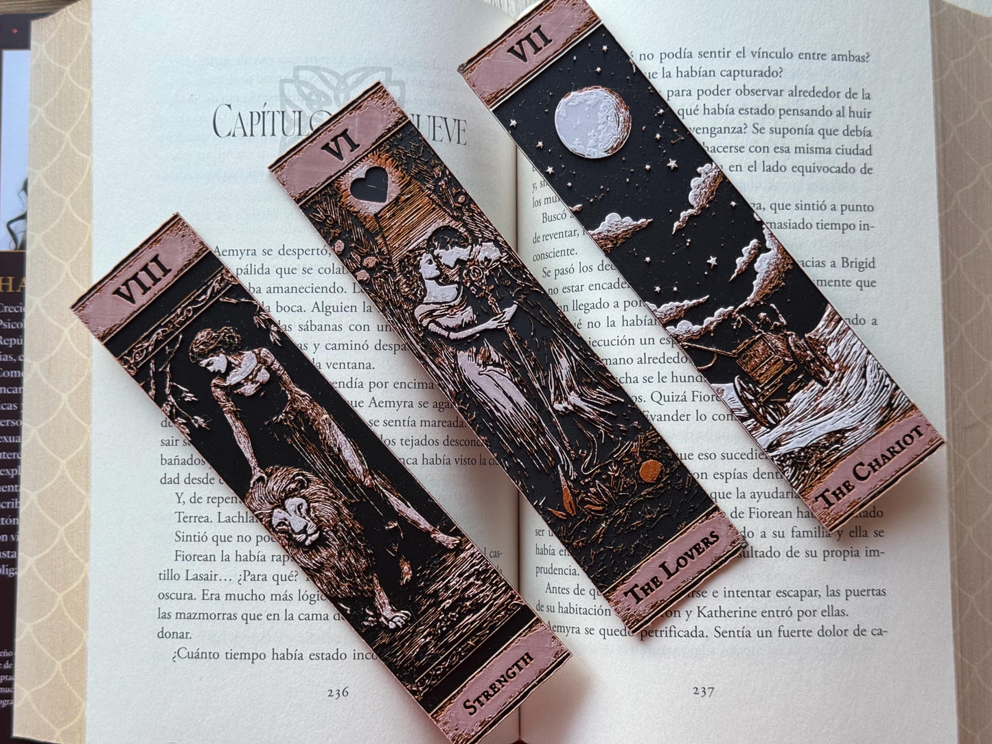 Tarot Card Bookmark | Gothic & Mystical Bookmarks for Readers | Unique Gift for Book Lovers