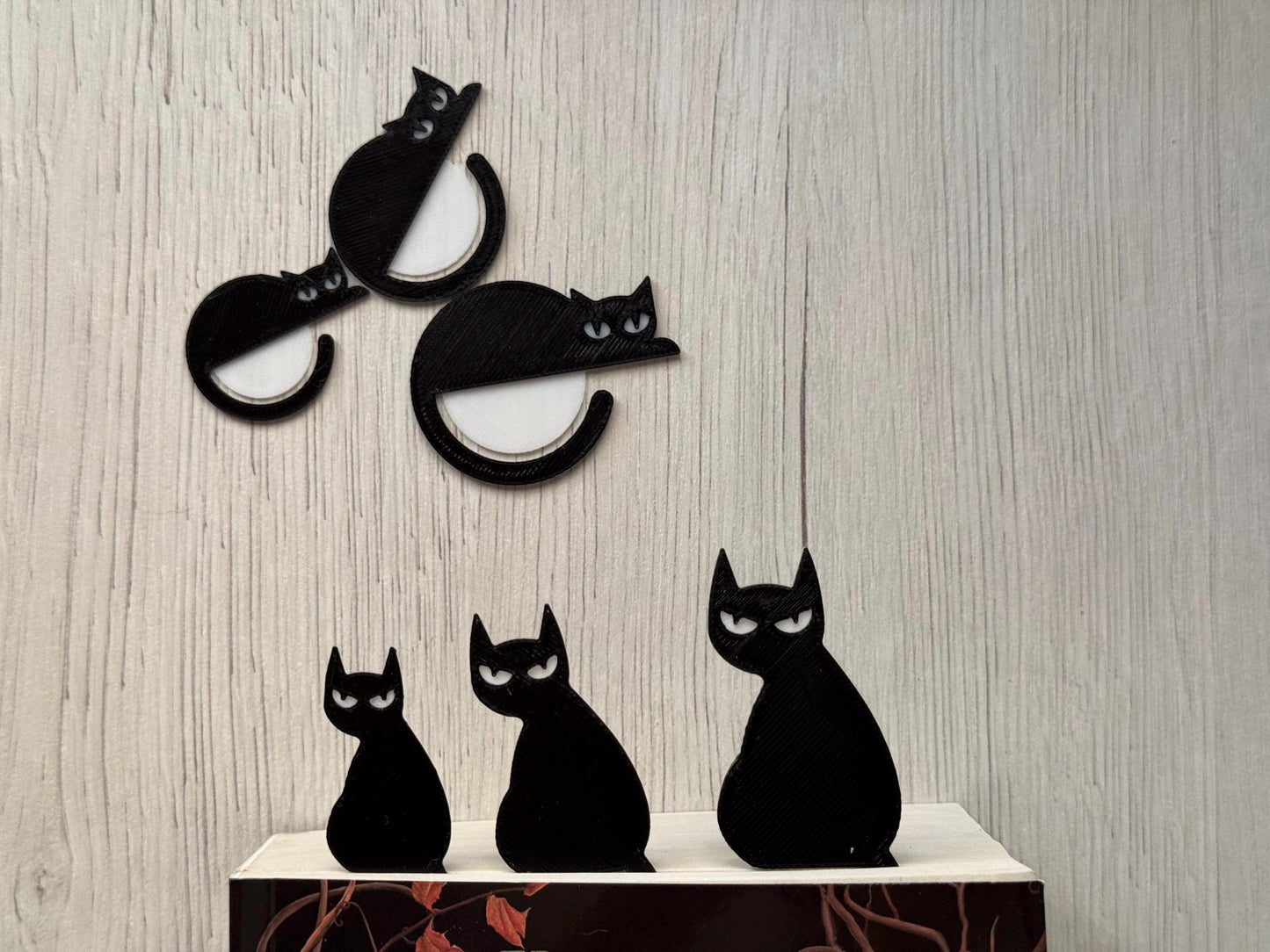 Cat bookmarks - adorable cats for books, cat lover gift
