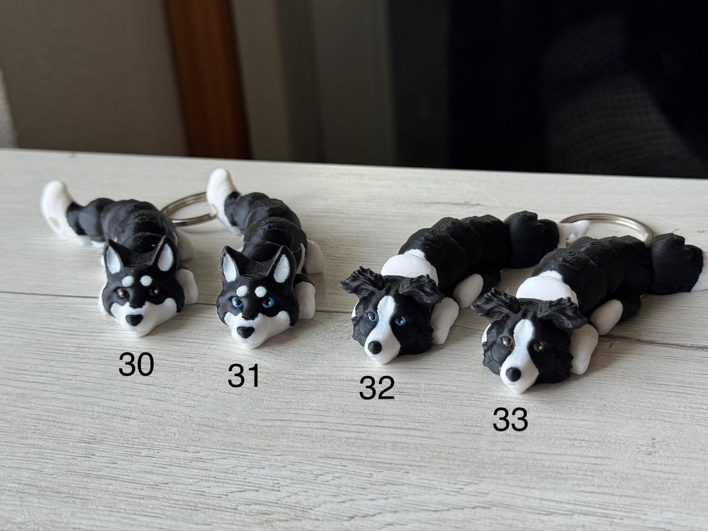 Custom Dog Keychain / Dog Figurine – Choose from 36 Breeds | Personalized Pet Gift | Dog Lover Gift