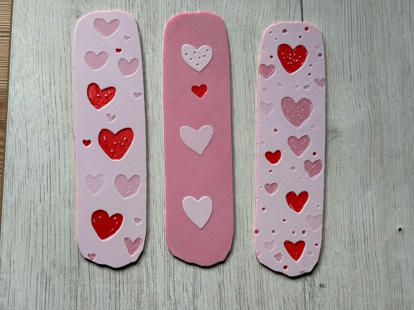 Bookmark set - hearts bookmark