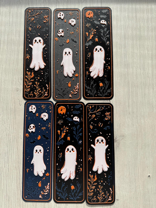 Bookmarks set - Cute Ghosts , fantasy bookmark, autumn bookmark, halloween bookmarks, kawaii