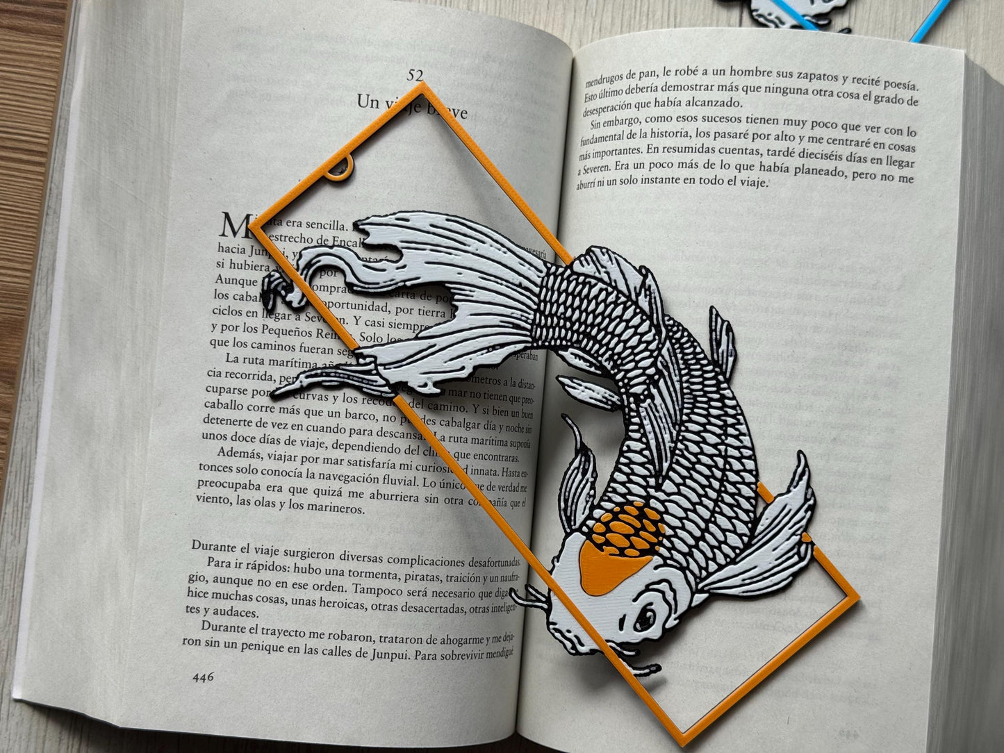 Tancho Koi Bookmark Set - Fantasy Bookmark | Spring Bookmark | Reading Accessories