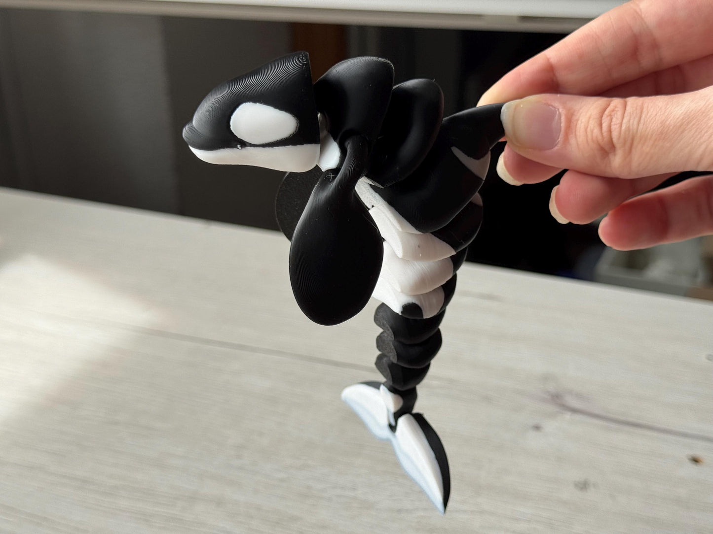 Figuras de Animales Marinos Articulados – Delfín, Orca y Manatí | Figura 3D Articulada | Regalo Original