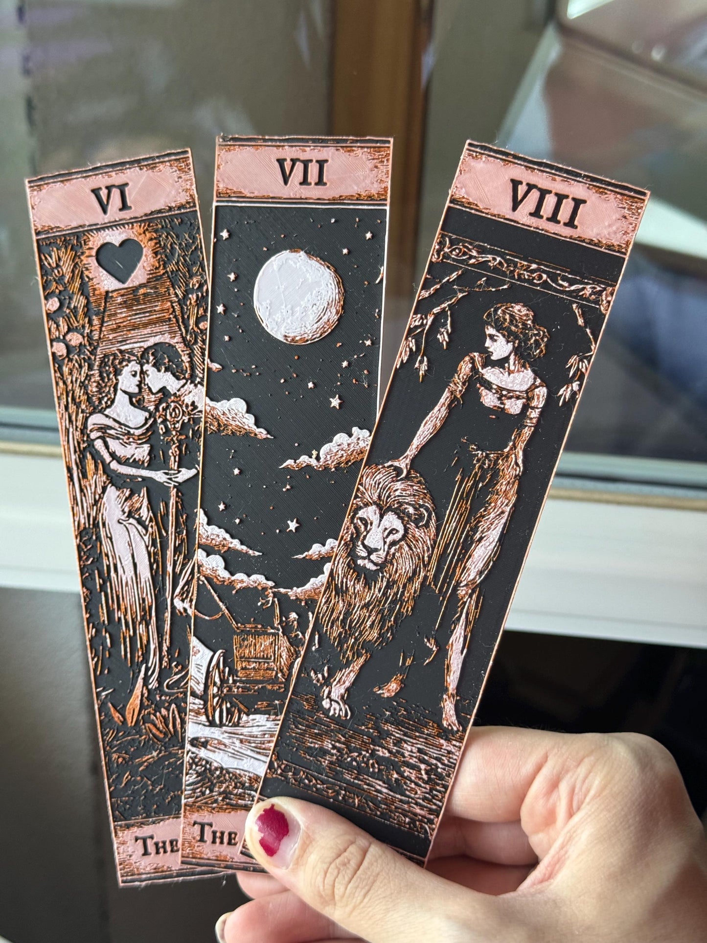 Tarot Card Bookmark | Gothic & Mystical Bookmarks for Readers | Unique Gift for Book Lovers