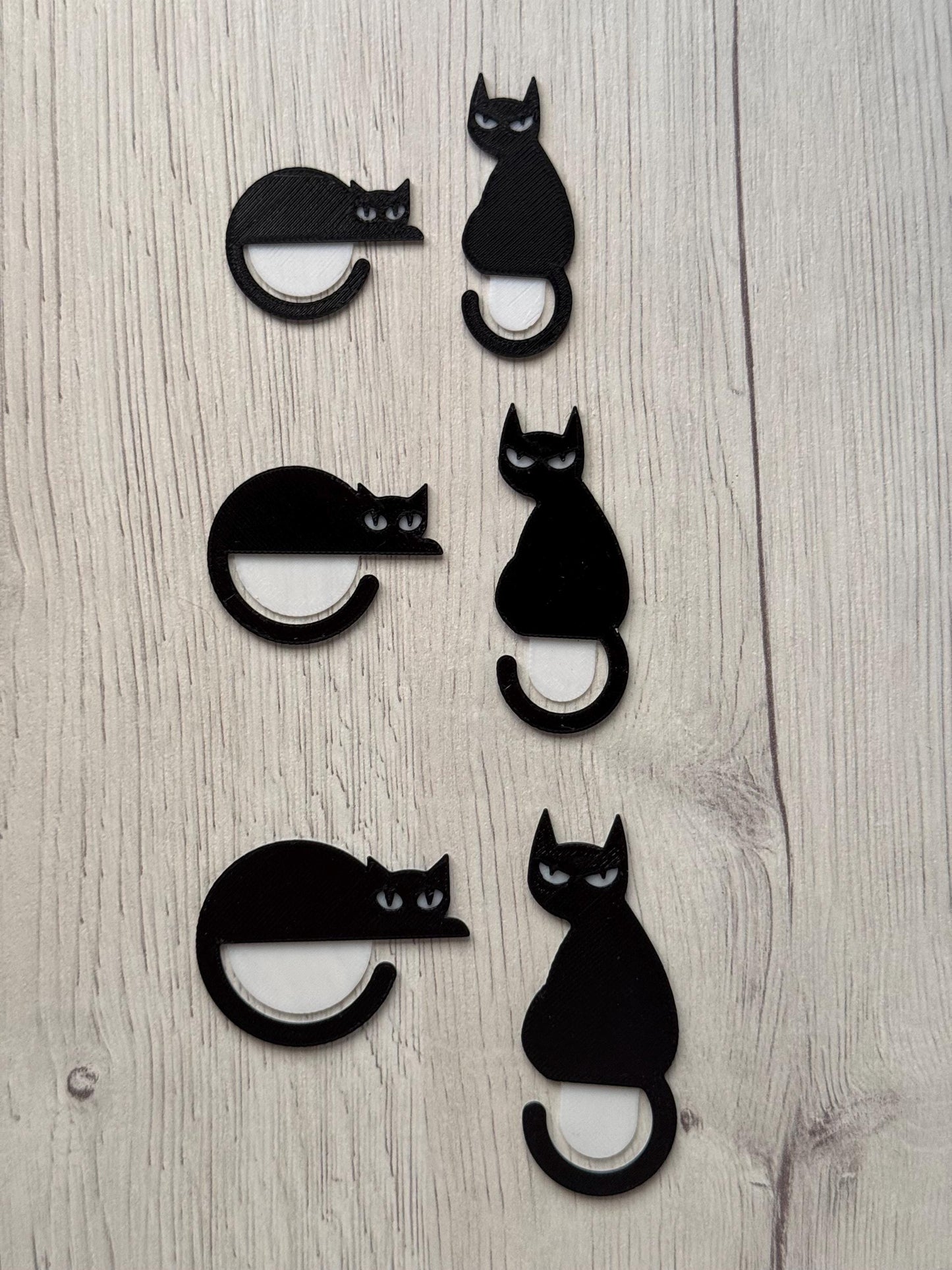 Adorable Cat Bookmarks – Angry & Relaxed Versions | Fun Gifts for Book Lovers