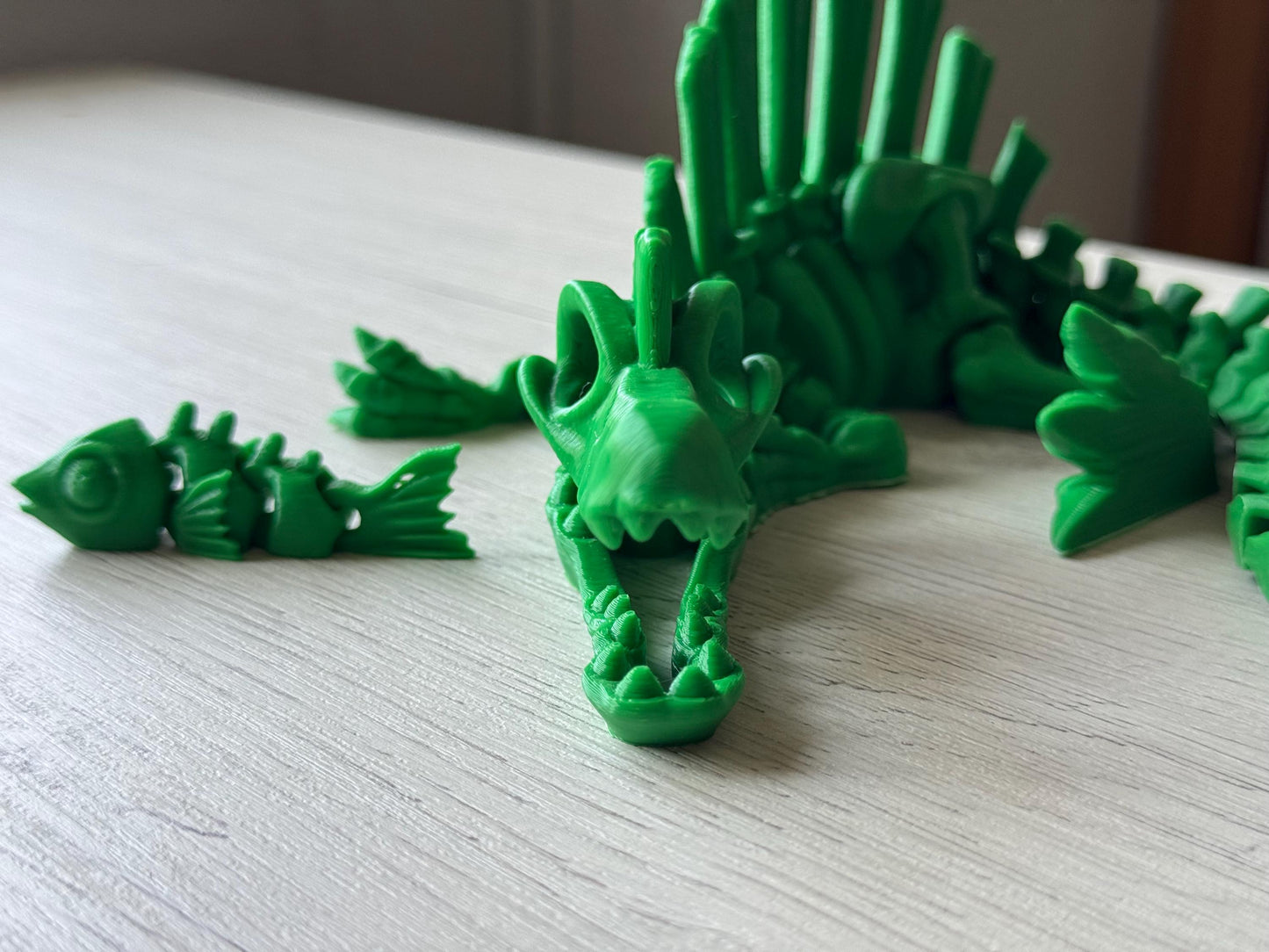 Flexi Spinosaurus Skeleton - Articulated Dino / Desk Figure / Dinosaur Fidget Figure