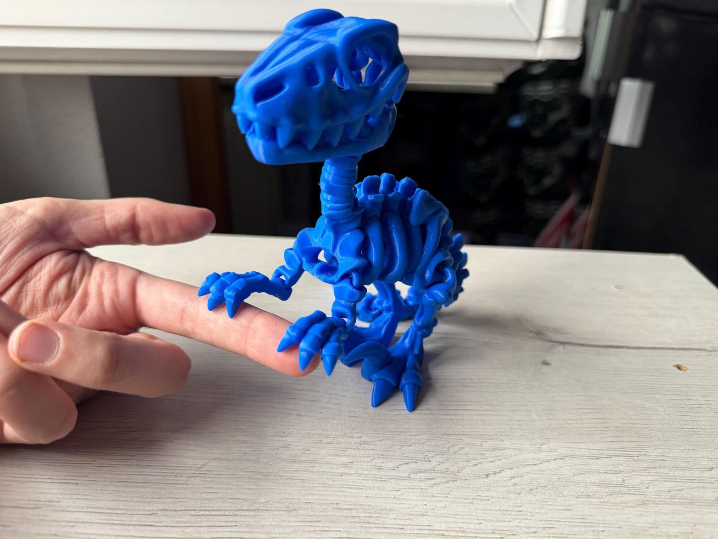 Articulated Velociraptor Figure – Flexi Raptor 3D Print |