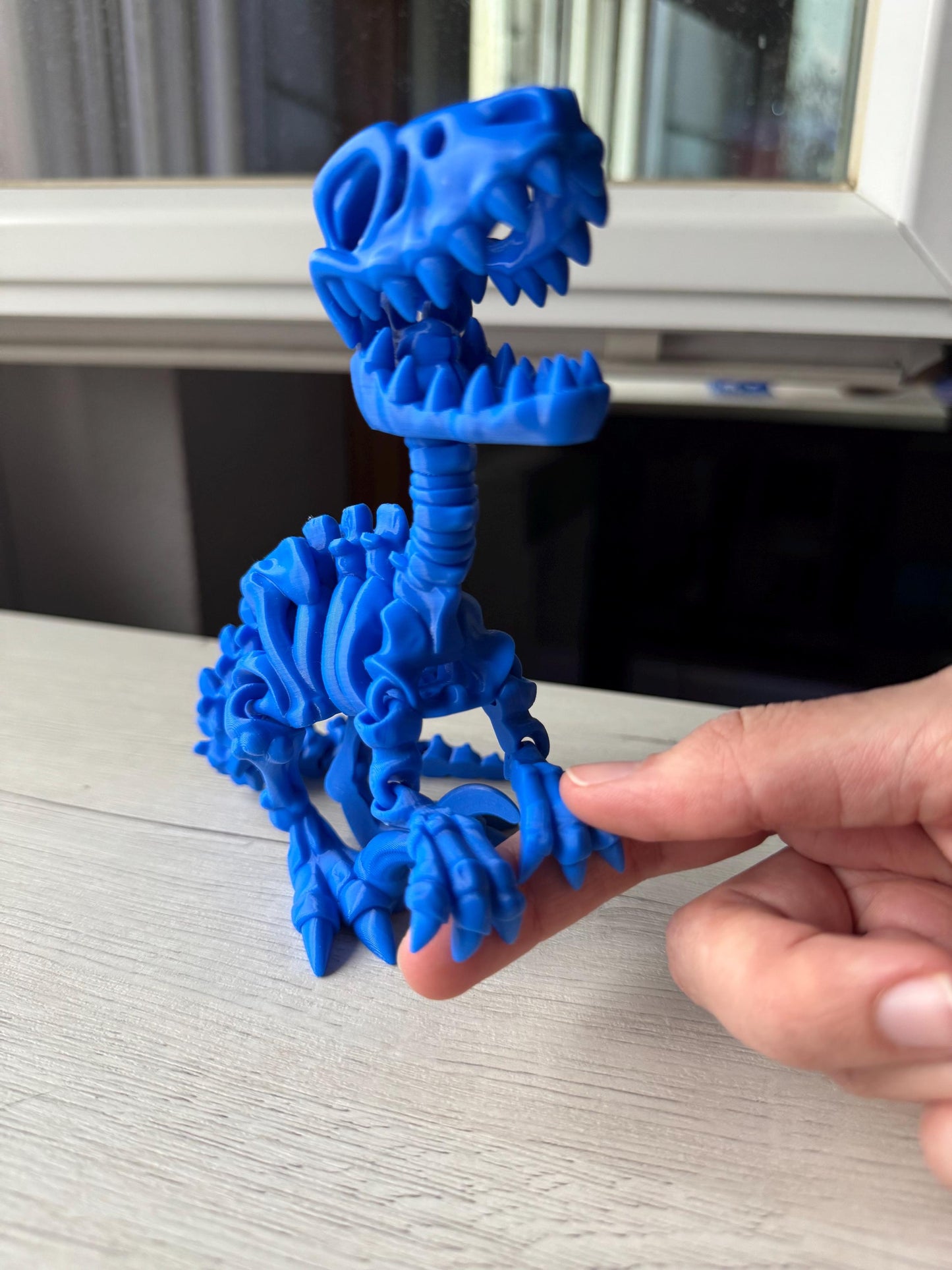 Articulated Velociraptor Figure – Flexi Raptor 3D Print |