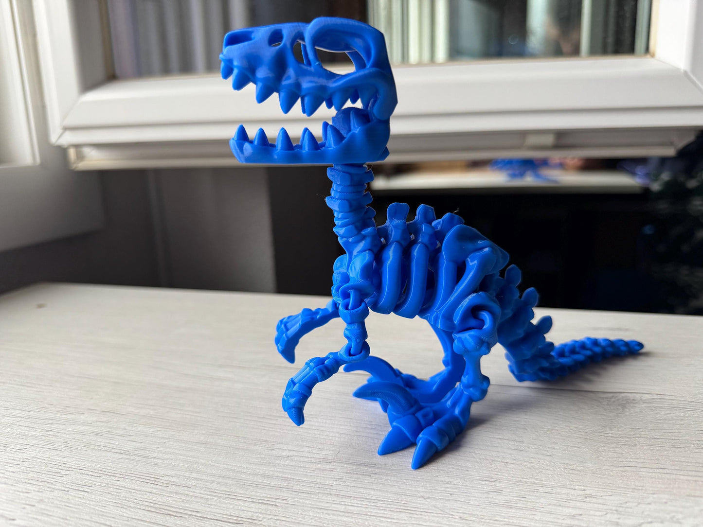 Articulated Velociraptor Figure – Flexi Raptor 3D Print |
